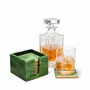 Glass - Emerald Maize Boxed Coaster Set - LADORADA