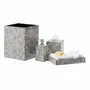 Bathroom storage - Gray Almendro Bath Tray - LADORADA