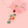 Jewelry - MY LITTLE VILLAGE NECKLACE, SILVER MULTI COLOR - TARATATA BIJOUX