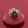 Jewelry - Tabby ring, silver and black - TARATATA BIJOUX