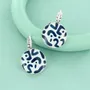 Jewelry - OPIUM SLEEPERS, SILVER BLUE COLOR - TARATATA BIJOUX