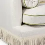 Sofas - ORLANDO SOFA — MADRAS CHEVRON — IVORY FRINGES - RIJD INTERIOR