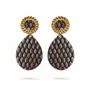 Bijoux - BOUCLES D'OREILLES ROKHAYA EN CUIR - KAYLA PARIS
