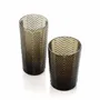 Verres - Le Verre Tumbler Herringbone - Fumé - BAZAR BIZAR LIVING