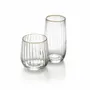 Verres - Le Golden Rim Highball – Or Naturel - BAZAR BIZAR LIVING