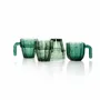 Glass - The Stack-a-Cactus Glasses - Green - Set of 4 - BAZAR BIZAR LIVING