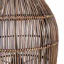 Plafonniers - Le Luminaire Suspendu Woven Bell - Noyer Foncé - S - BAZAR BIZAR LIVING
