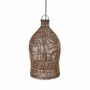 Plafonniers - Le Luminaire Suspendu Woven Bell - Noyer Foncé - S - BAZAR BIZAR LIVING