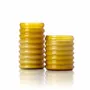 Candlesticks and candle holders - The Golden Hive Candle Jar - Honey - Wide - BAZAR BIZAR LIVING