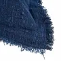 Coussins textile - La Housse de Coussin Azure Fringe - Bleu Indien - BAZAR BIZAR LIVING