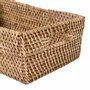 Laundry baskets - The Rattan Storage Keeper - Natural Brown - BAZAR BIZAR LIVING