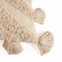 Fabric cushions - The Nomad Tassel Cushion Cover - Cream - BAZAR BIZAR LIVING