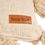 Fabric cushions - The Nomad Tassel Cushion Cover - Cream - BAZAR BIZAR LIVING