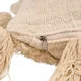 Fabric cushions - The Nomad Tassel Cushion Cover - Cream - BAZAR BIZAR LIVING