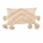 Fabric cushions - The Nomad Tassel Cushion Cover - Cream - BAZAR BIZAR LIVING