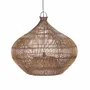 Ceiling lights - The Desert Gourd Pendant - Dark Walnut - L - BAZAR BIZAR LIVING