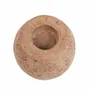 Candlesticks and candle holders - The Cavestone Candle Holder - Brown - BAZAR BIZAR LIVING