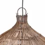 Ceiling lights - The Woven Bell Pendant - Dark Walnut - XL - BAZAR BIZAR LIVING