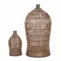 Ceiling lights - The Woven Bell Pendant - Dark Walnut - XL - BAZAR BIZAR LIVING