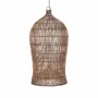 Ceiling lights - The Woven Bell Pendant - Dark Walnut - XL - BAZAR BIZAR LIVING