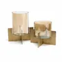 Candlesticks and candle holders - The Hurricane X - Gold - High - BAZAR BIZAR LIVING