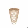 Ceiling lights - The Wooden Bead Chandelier - Natural - L - BAZAR BIZAR LIVING