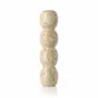 Bougeoirs et photophores  - Le Bougeoir Travertine Totem Taper - Beige - L - BAZAR BIZAR LIVING