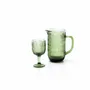 Glass - The Moss Ripple Wine Glass - Green - BAZAR BIZAR LIVING