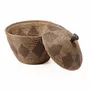 Laundry baskets - The Storage Crown Basket - Natural Brown - BAZAR BIZAR LIVING