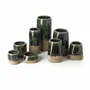 Vases - The Moss Cylinder Vase - Concrete Green - M - BAZAR BIZAR LIVING