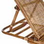 Lounge chairs - The Rattan Floor Lounger - Dark Walnut - BAZAR BIZAR LIVING