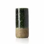 Vases - The Moss Cylinder Vase - Concrete Green - L - BAZAR BIZAR LIVING