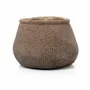 Pots de fleurs - La Cache-Pot Faux-Puff - Marron - XL - BAZAR BIZAR LIVING