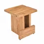 Stools - The Suku Block Stool - Natural - BAZAR BIZAR LIVING