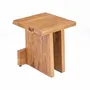 Stools - The Suku Block Stool - Natural - BAZAR BIZAR LIVING