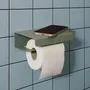 Accessoires à fixer - Porte papier toilette avec tablette - EDONE.PARIS