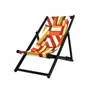 Outdoor decorative accessories - Pondicherry cushion, sun lounger and deckchair - HAOMY