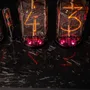 Clocks - Nixie clock: The ZIN70 forged full black carbon - NIXIEFAB FRANCE
