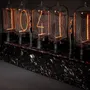 Clocks - Nixie clock: The ZIN70 forged full black carbon - NIXIEFAB FRANCE