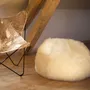 Poufs - Pouf poire - Peau de mouton - ECUIRA