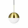 Suspensions - Lampe suspendue Nova D25 opale/laiton - DYBERG LARSEN