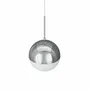 Suspensions - Lampe suspendue Nova D25 opale/chromée - DYBERG LARSEN