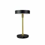 Table lamps - MOONLIGHT Mini LED rechargeable table lamp black, brass, marble - DYBERG LARSEN