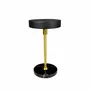 Table lamps - MOONLIGHT Mini LED rechargeable table lamp black, brass, marble - DYBERG LARSEN
