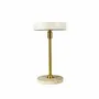 Table lamps - MOONLIGHT Mini LED rechargeable table lamp beige, brass, travertine - DYBERG LARSEN