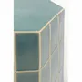 Coffee tables - Bliss Tile Side Table Blue 41cm - KARE DESIGN