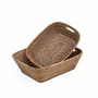 Laundry baskets - The Hannah Laundry Basket - Natural Brown - M - BAZAR BIZAR LIVING