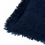 Cushions - The Azure Fringe Cushion Cover - Indian Blue - 30x50 - BAZAR BIZAR LIVING