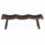 Benches - The Lombok Wave Bench - Dark Walnut - M - BAZAR BIZAR LIVING