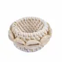 Napkins - The Rattan Shell Napkin Ring - White - Set of 4 - BAZAR BIZAR LIVING